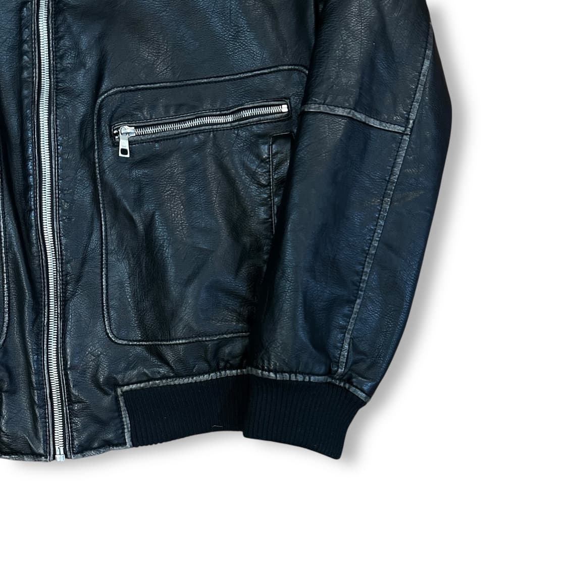 자라 레더 자켓 상품이미지3