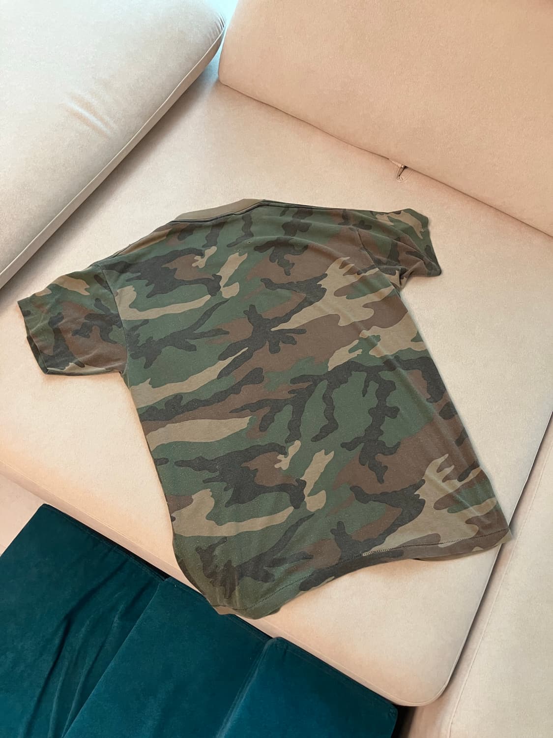 80s woodland camo pocket tee  (USA) 상품이미지2