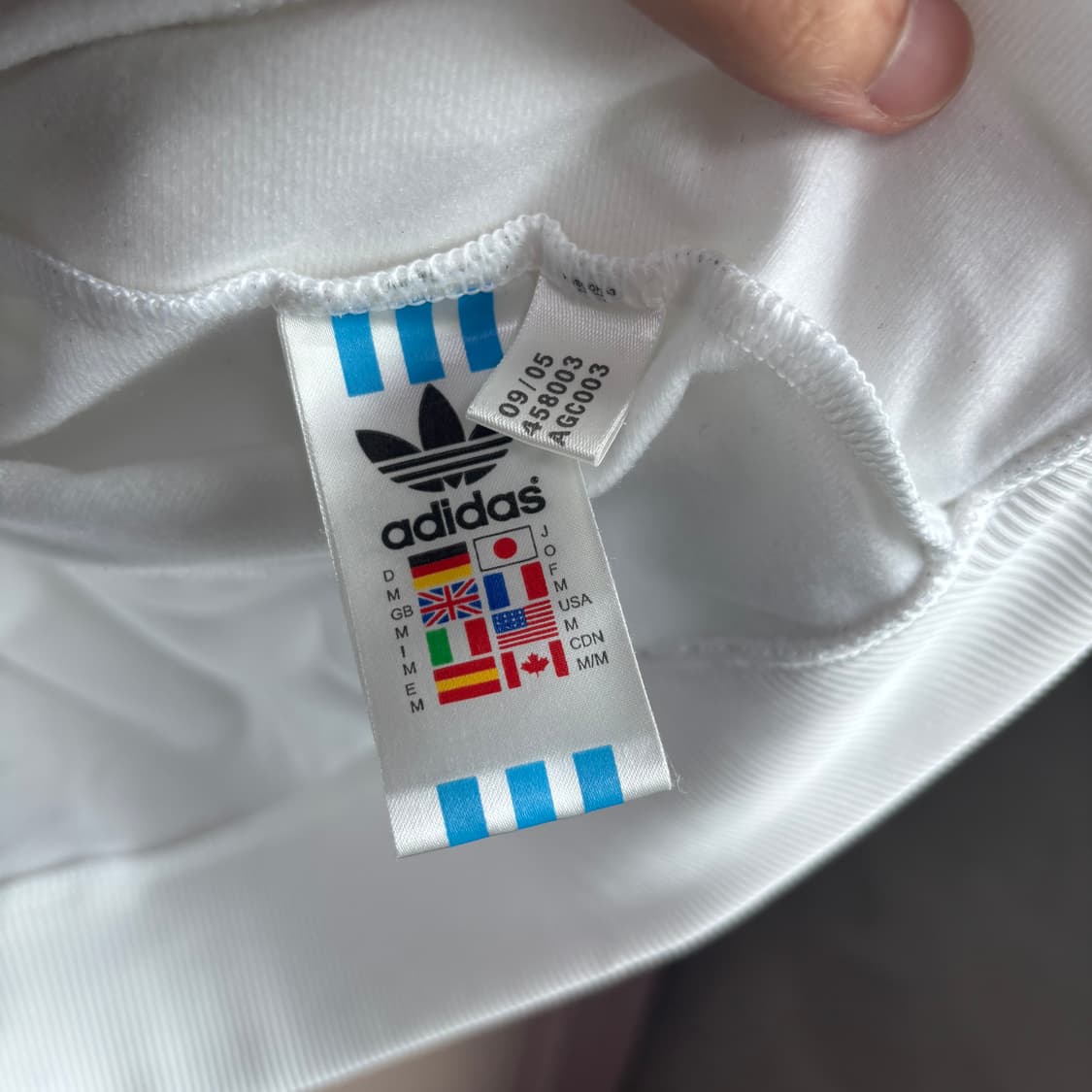 아디다스 슈퍼스타 져지 트랙탑 화이트 흰초 상품이미지3