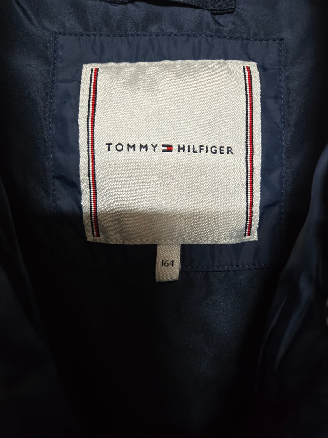 타미힐피거 네이비 퀼팅 자켓 164 성인여성 55가능 상품이미지6
