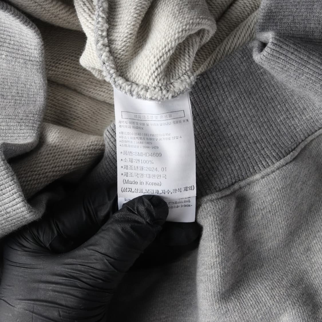 Perstep 그레이 후드티 L 상품이미지6