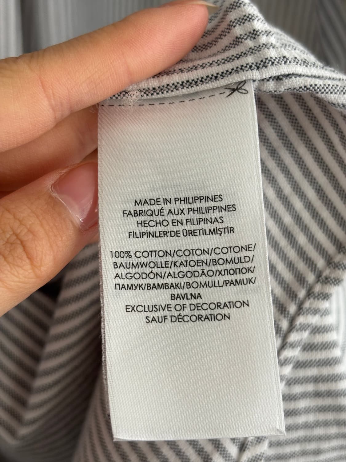  Polo 폴로 랄프로렌 신형 그레이 스트라이프 패턴 옥스포드 셔츠  ﻿ 상품이미지5