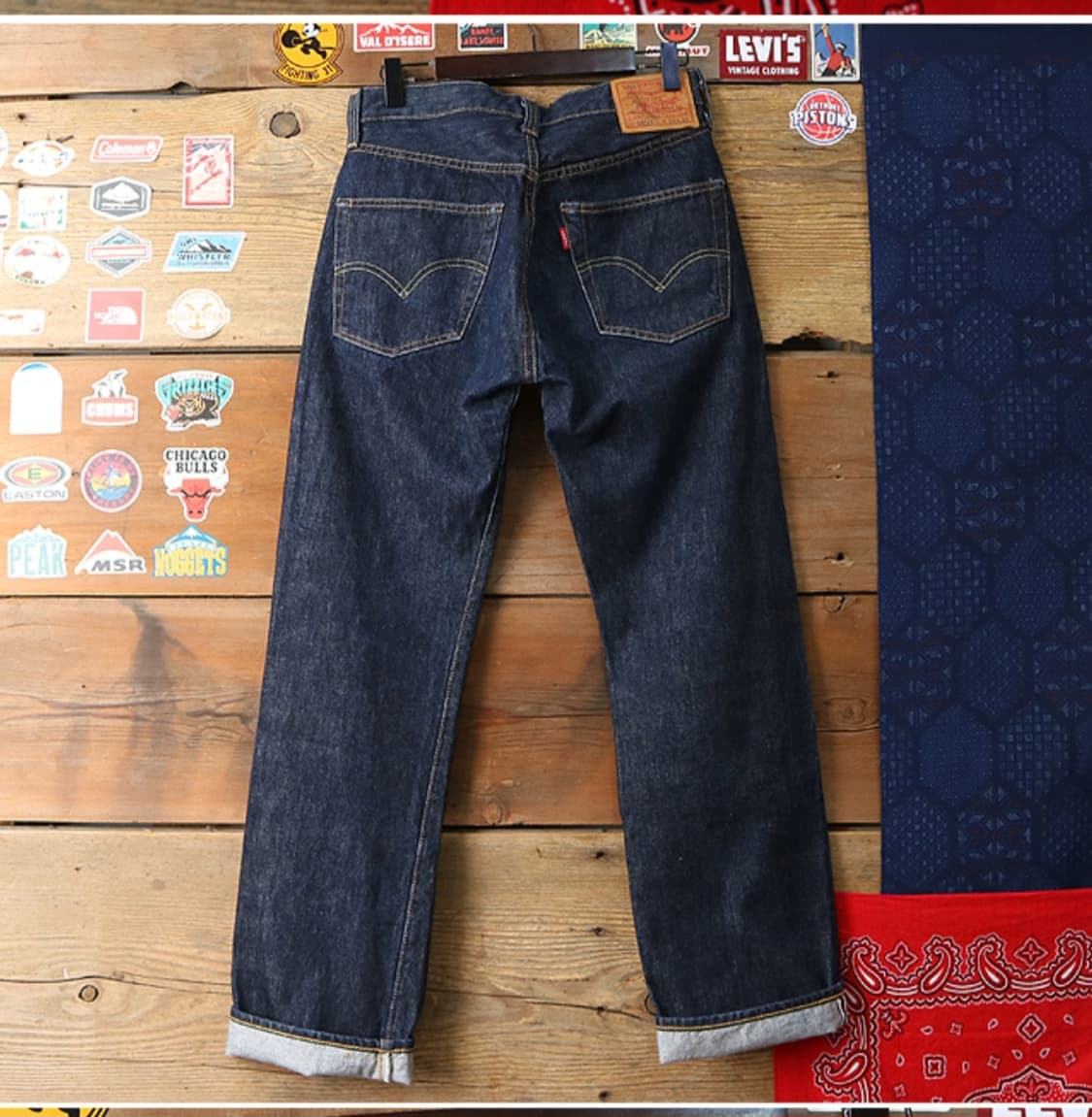 미국메이드 LVC LEVIS 리바이스 47501XX 빅E 셀비지 데님   상품이미지5