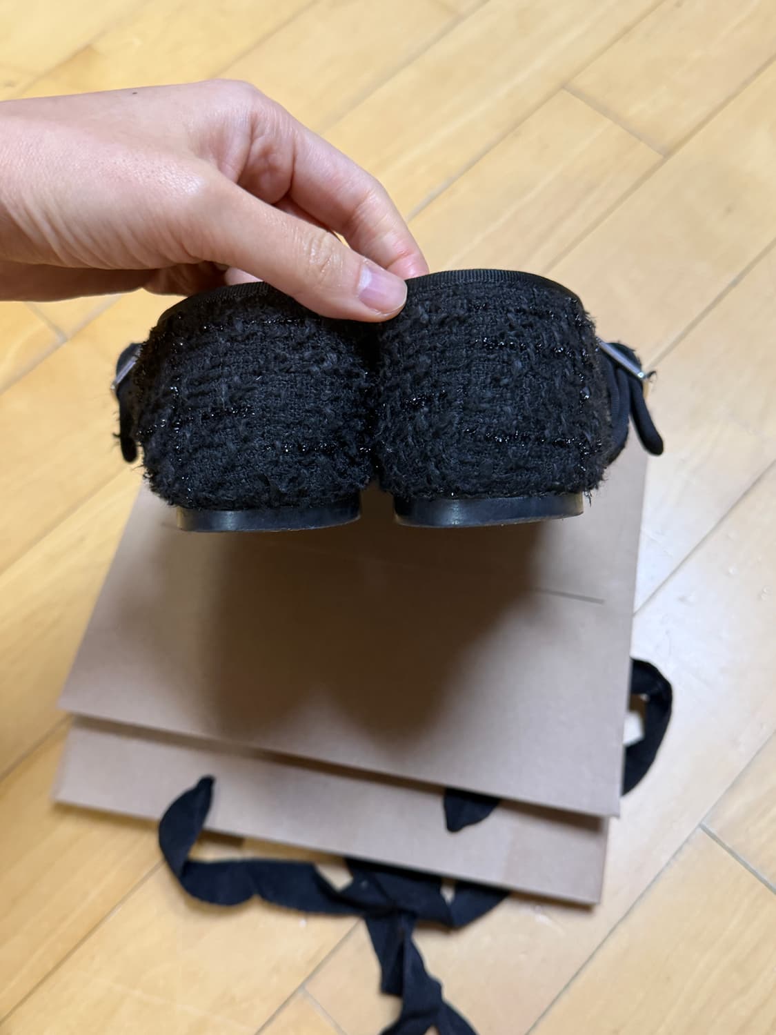 Zara 자라 트위드발레리나슈 상품이미지4