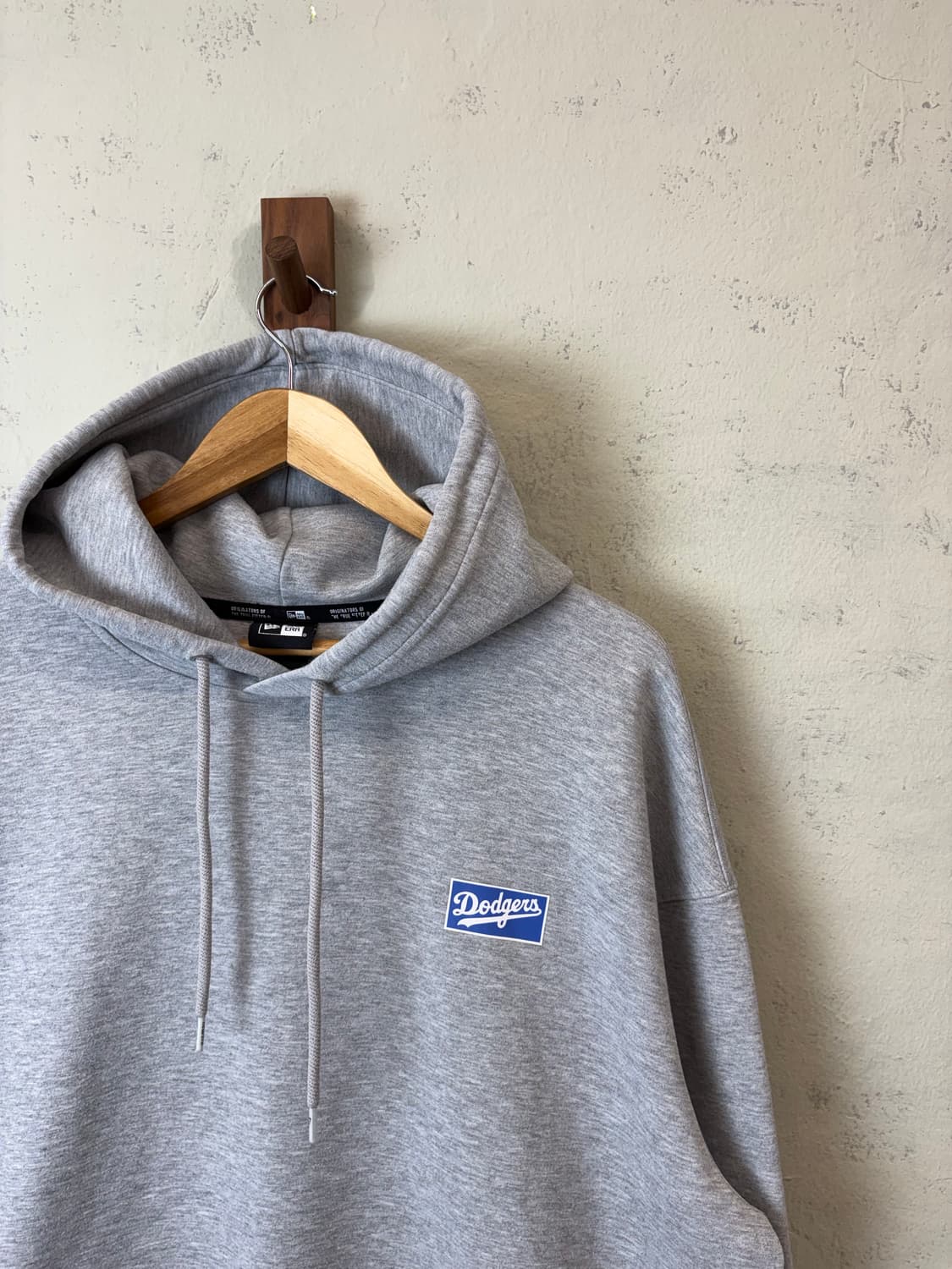뉴에라 다저스 빅 프린팅 후드티 그레이 상품이미지3