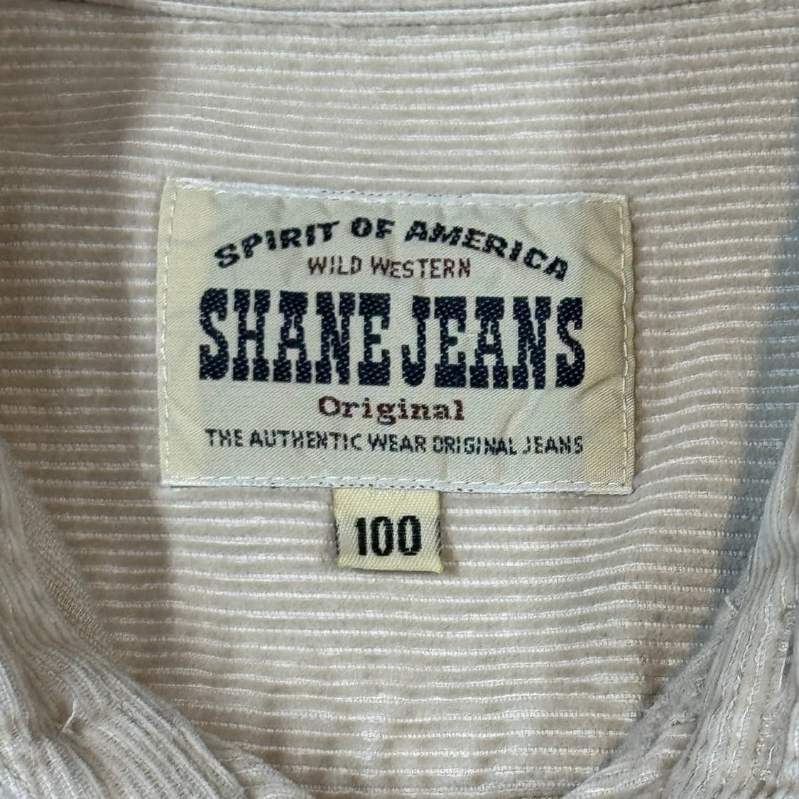 L) SHANE JEANS 코듀로이 셔츠 베이지 상품이미지7