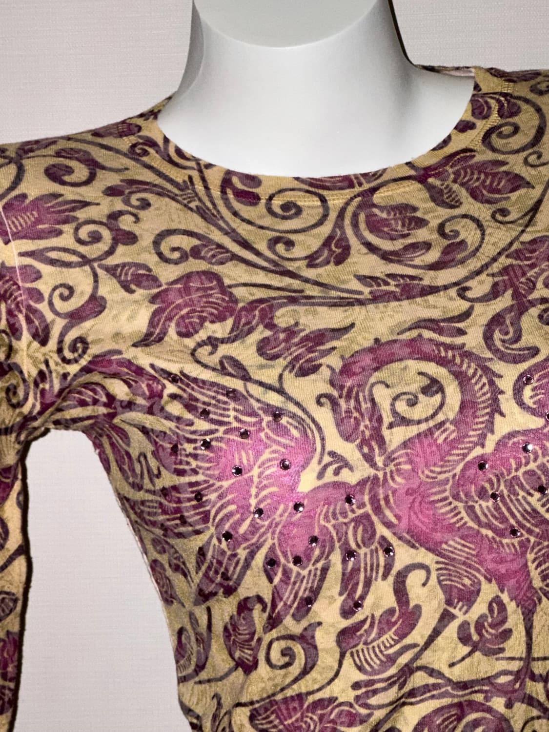 고딕 트라이벌 패턴 빈티지 타투 롱슬리브 상품이미지6