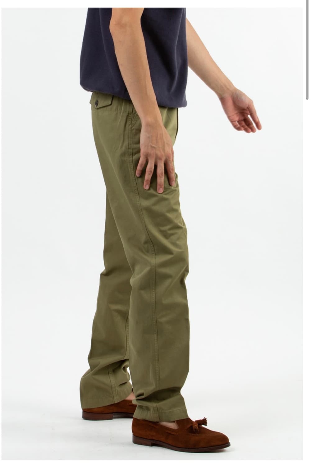 Drake’s 플랫 프론트 치노 31size 새상품 상품이미지1