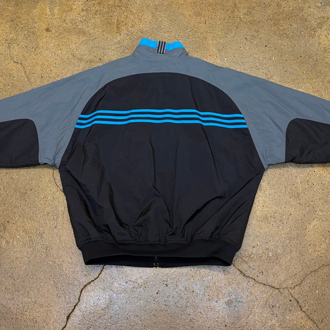 90s USA 빈티지 아디다스 양면 후리스 플리스 바람막이 상품이미지5
