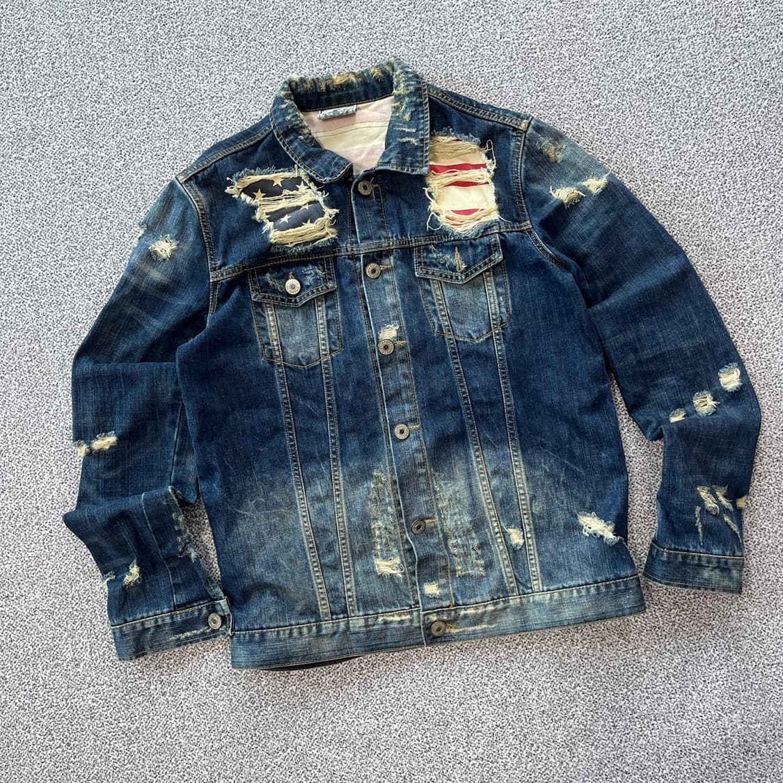 USA VTG 데님 청자켓 상품이미지1