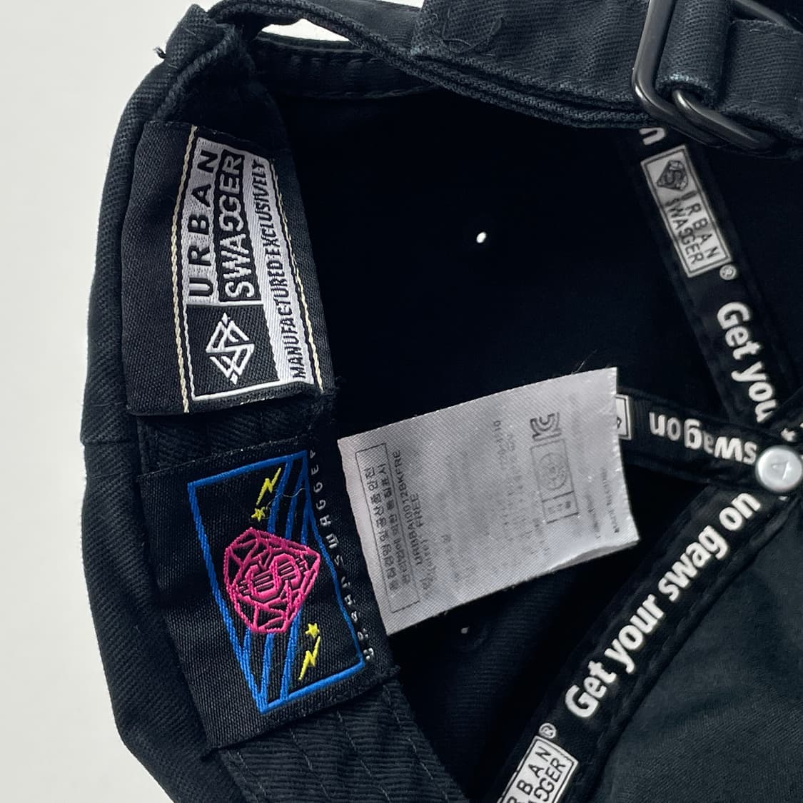 USWG 어반스웨거 하트 스케이트보드 야구 볼캡 모자 블랙 상품이미지5