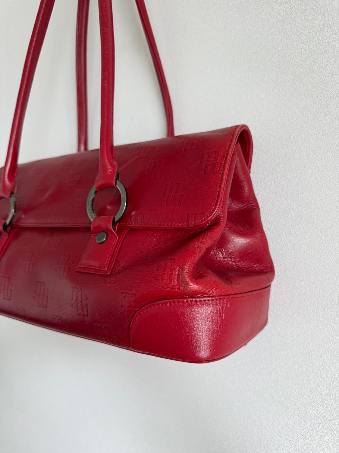 Pre owned 레더 숄더백 상품이미지3