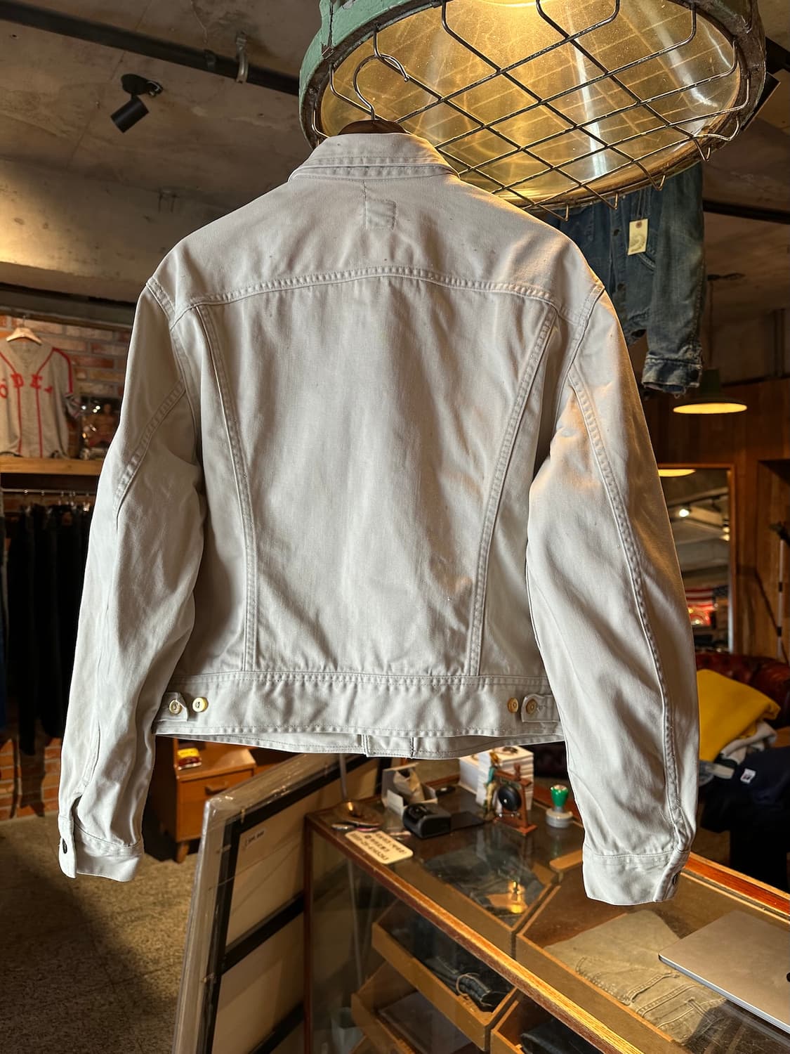 60s USA LEE 100-J 빈티지 리 화이트 웨스터너 자켓 상품이미지4