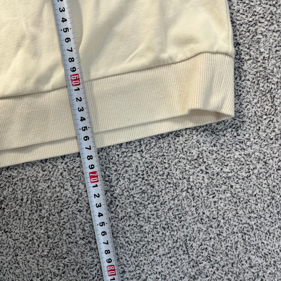 실측 게스 로고 맨투맨 스웻셔츠 0303J 상품이미지6