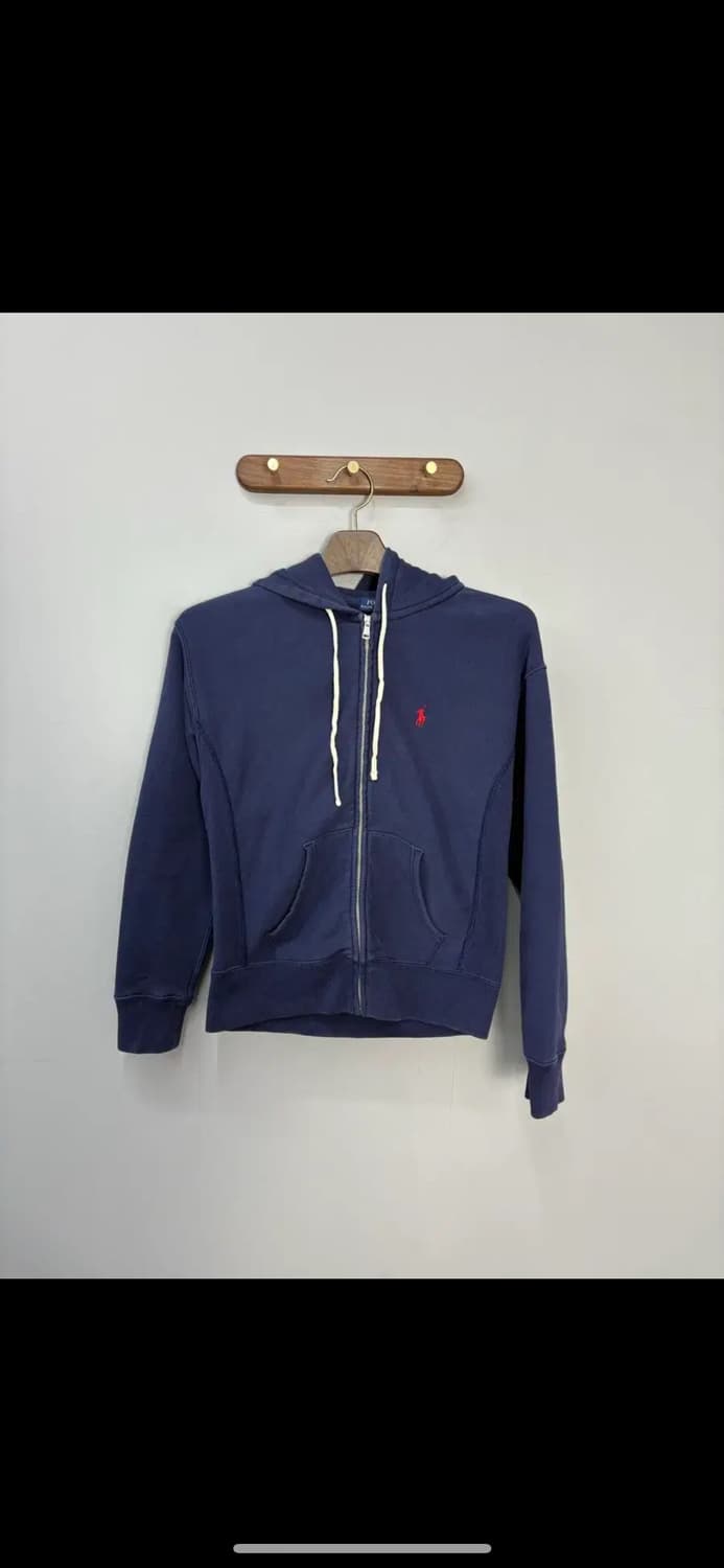 폴로랄프로렌 레드포니 네이비 코튼혼방 후드집업 H1293 상품이미지2