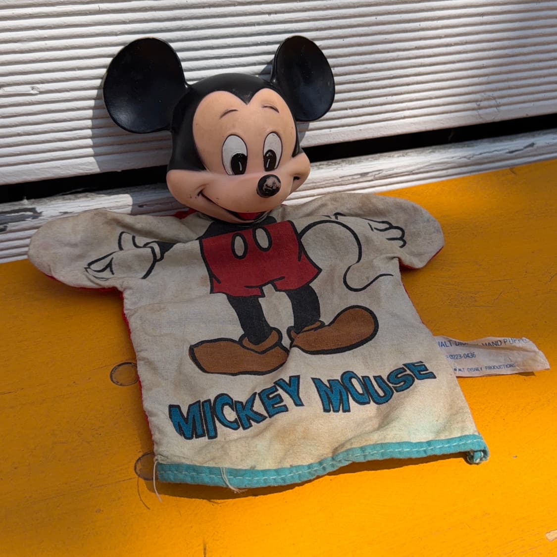 빈티지 소품 1960년 미키마우스 핸드 퍼펫 상품이미지2