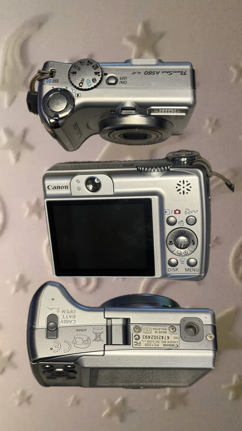 [바로사용가능] 캐논 PowerShot A560 빈티지 디지털 카메라 상품이미지2