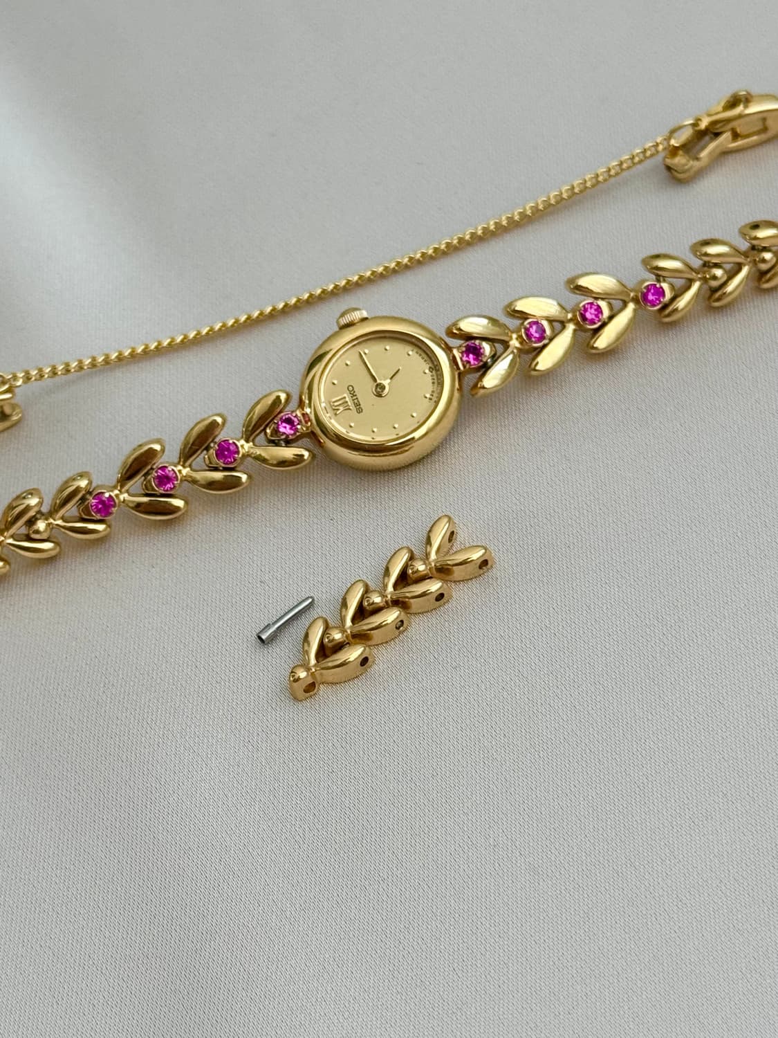 90s 빈티지 세이코 TISSE 8루비 쿼츠 상품이미지7