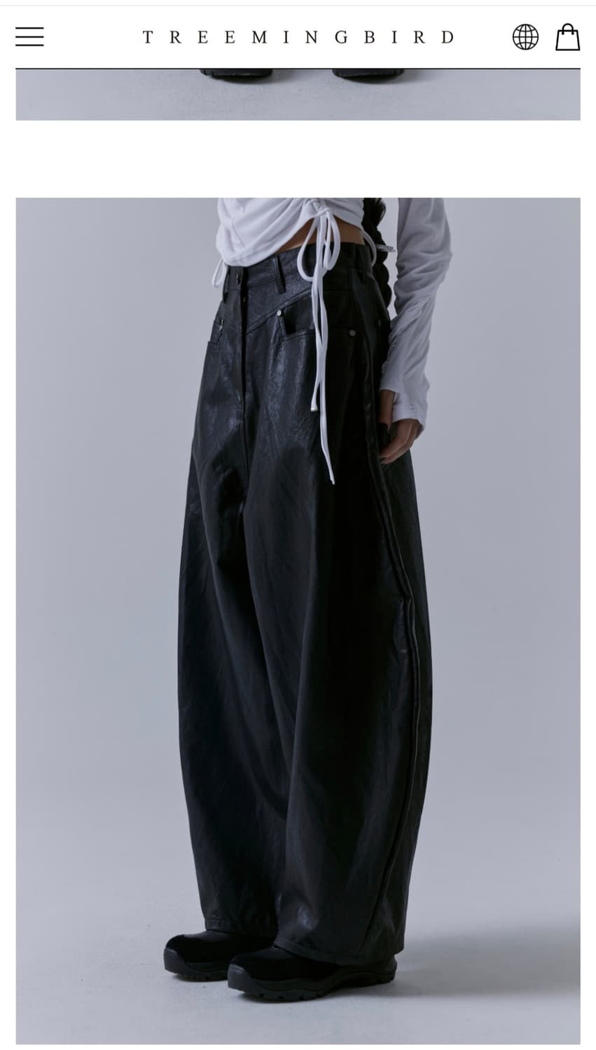TMB front yoke leather pants  상품이미지5