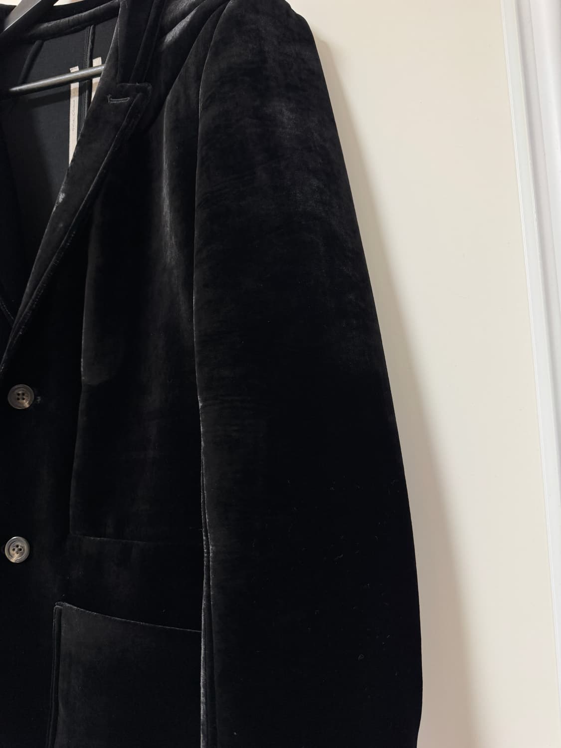 릭오웬스 22FW 리도 벨벳 자켓 W44사이즈 상품이미지5