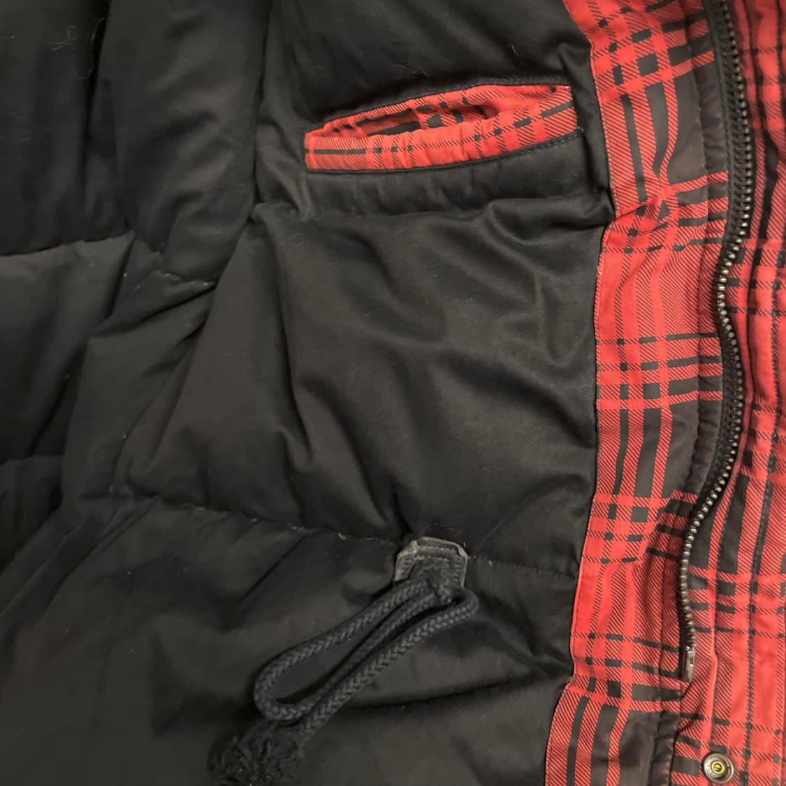 폴로 데님 앤 서플라이 N3B 체크 퍼 후드 야상 자켓 밀리터리 파카 상품이미지6