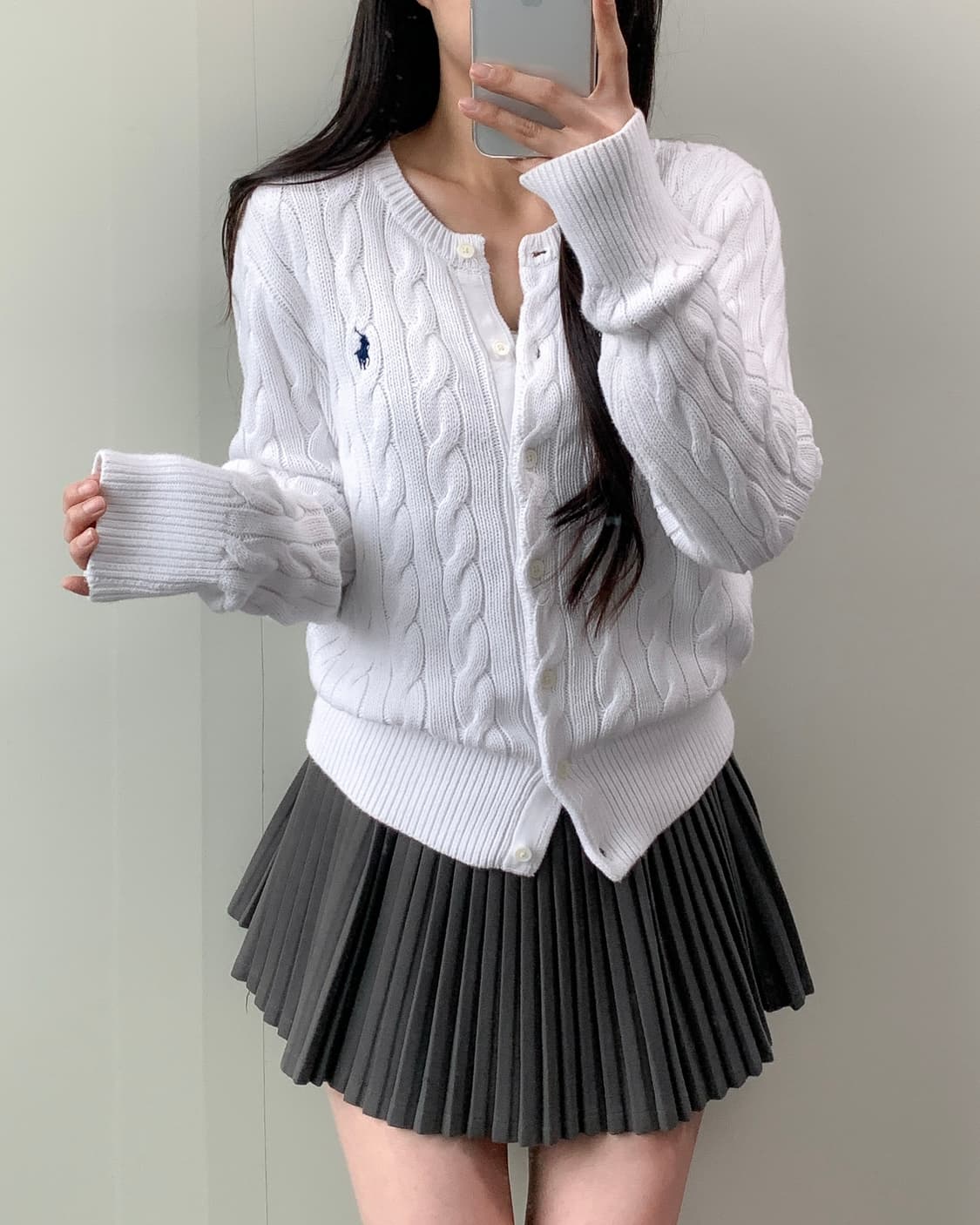 폴로 수지 가디건 상품이미지1