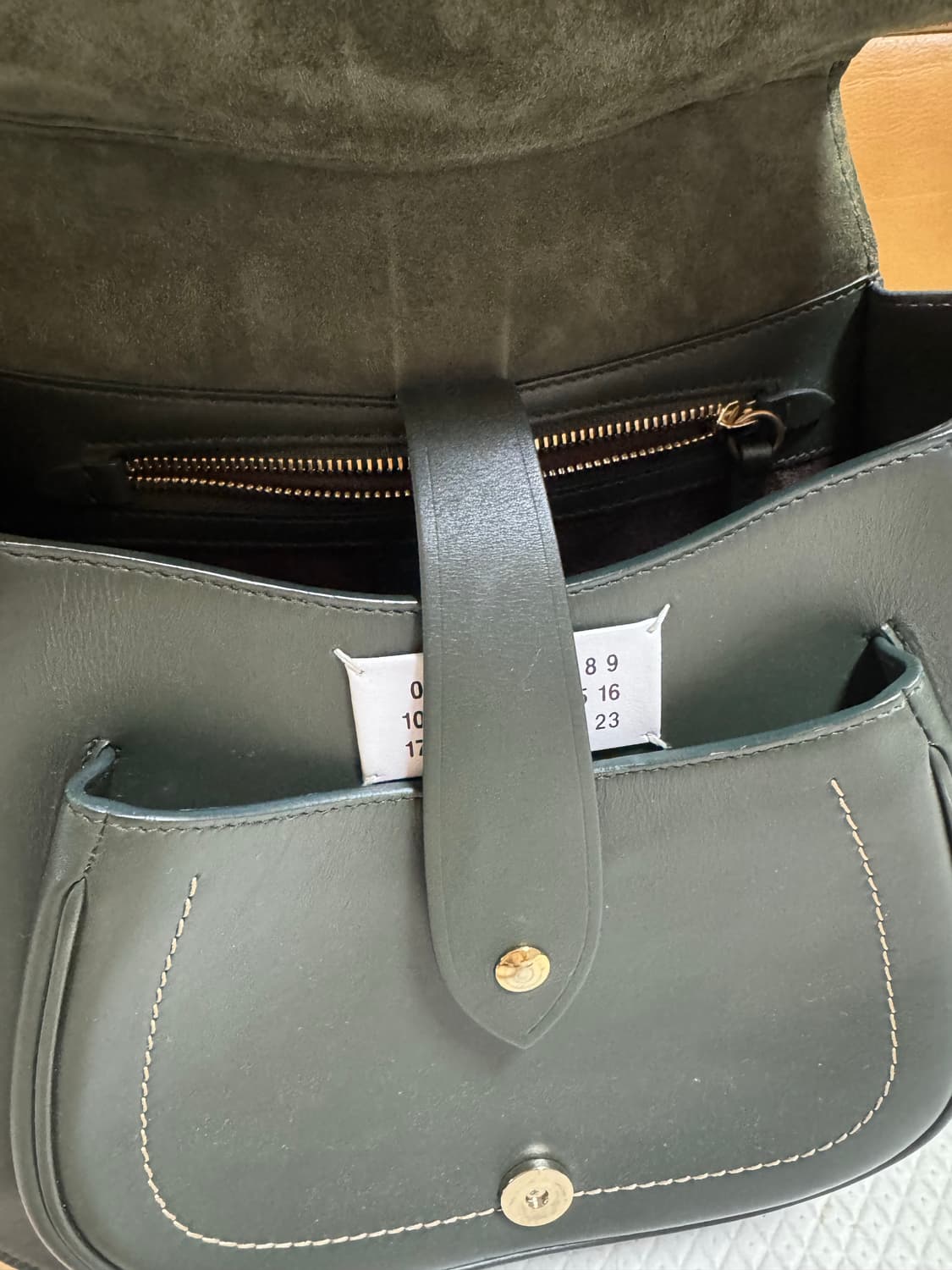 메종마르지엘라 브레이디드 탑핸들 새들백 상품이미지5