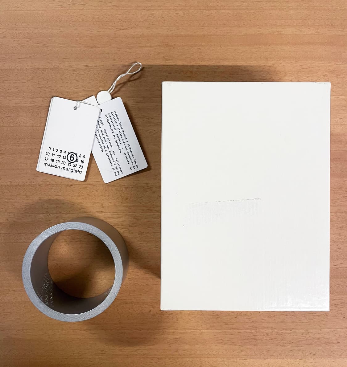 마르지엘라 MM6 넘버링 커프 팔찌 상품이미지2