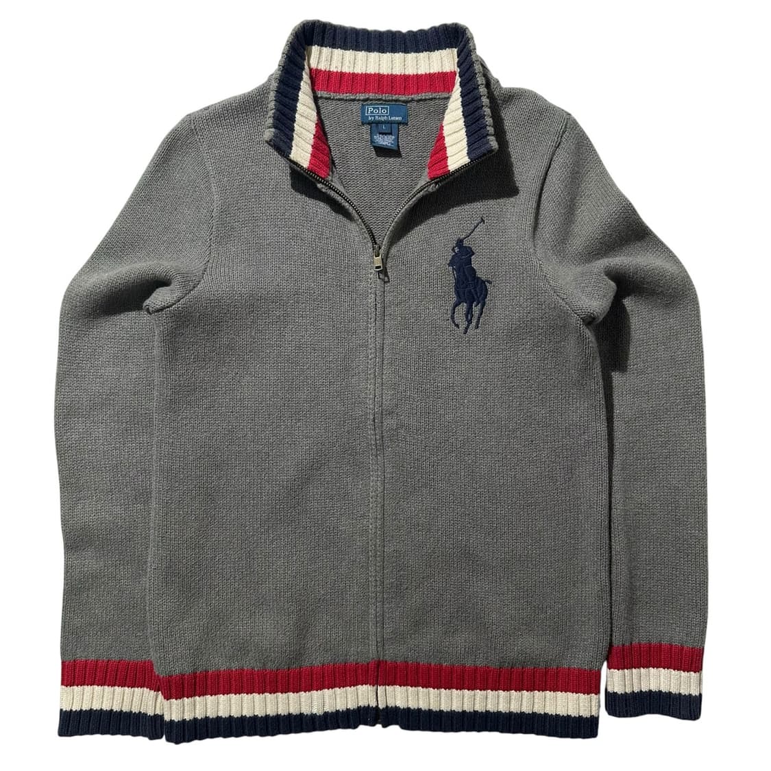 폴로 랄프로렌 빅포니 니트집업 상품이미지1