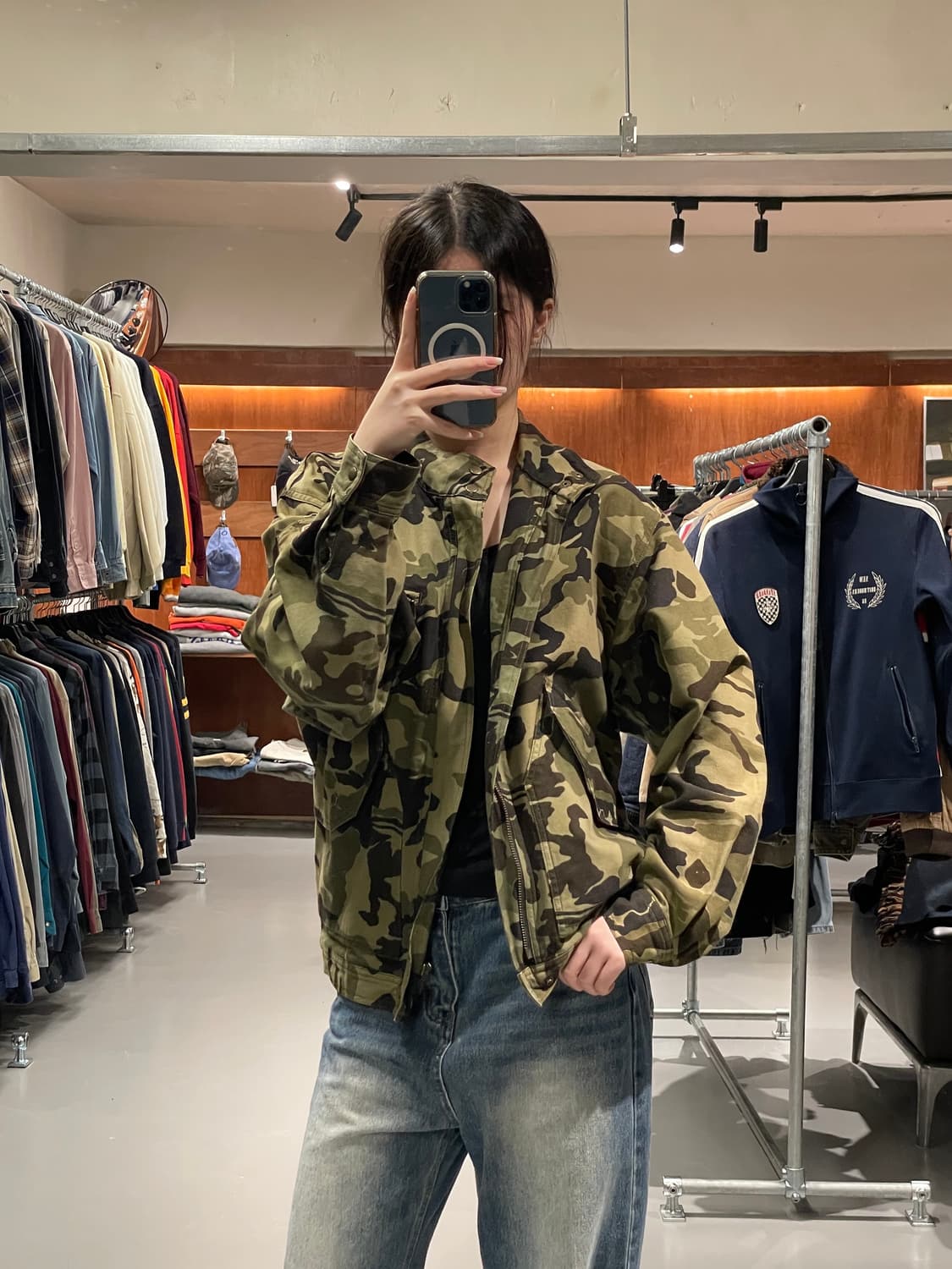 빈티지 Y2K 카모 자켓   상품이미지3