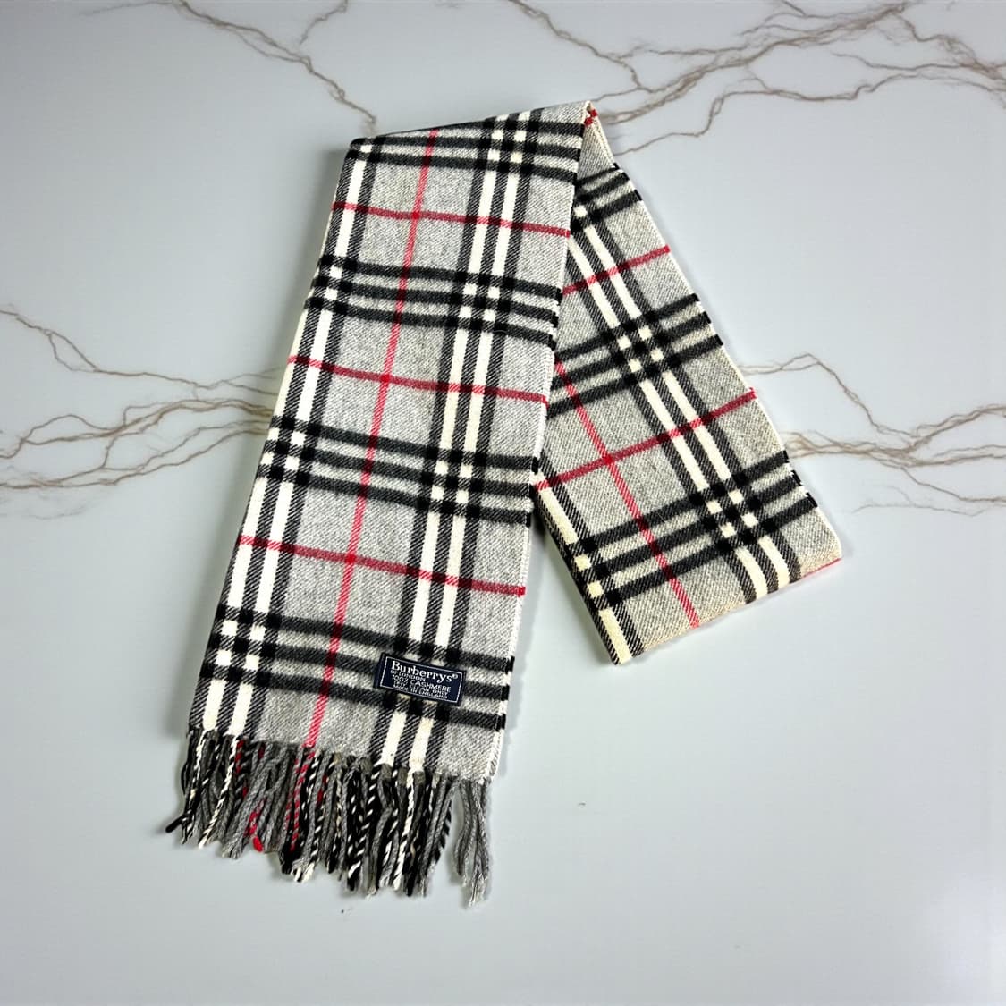 .버버리 캐시미어 노바체크 머플러 상품이미지4