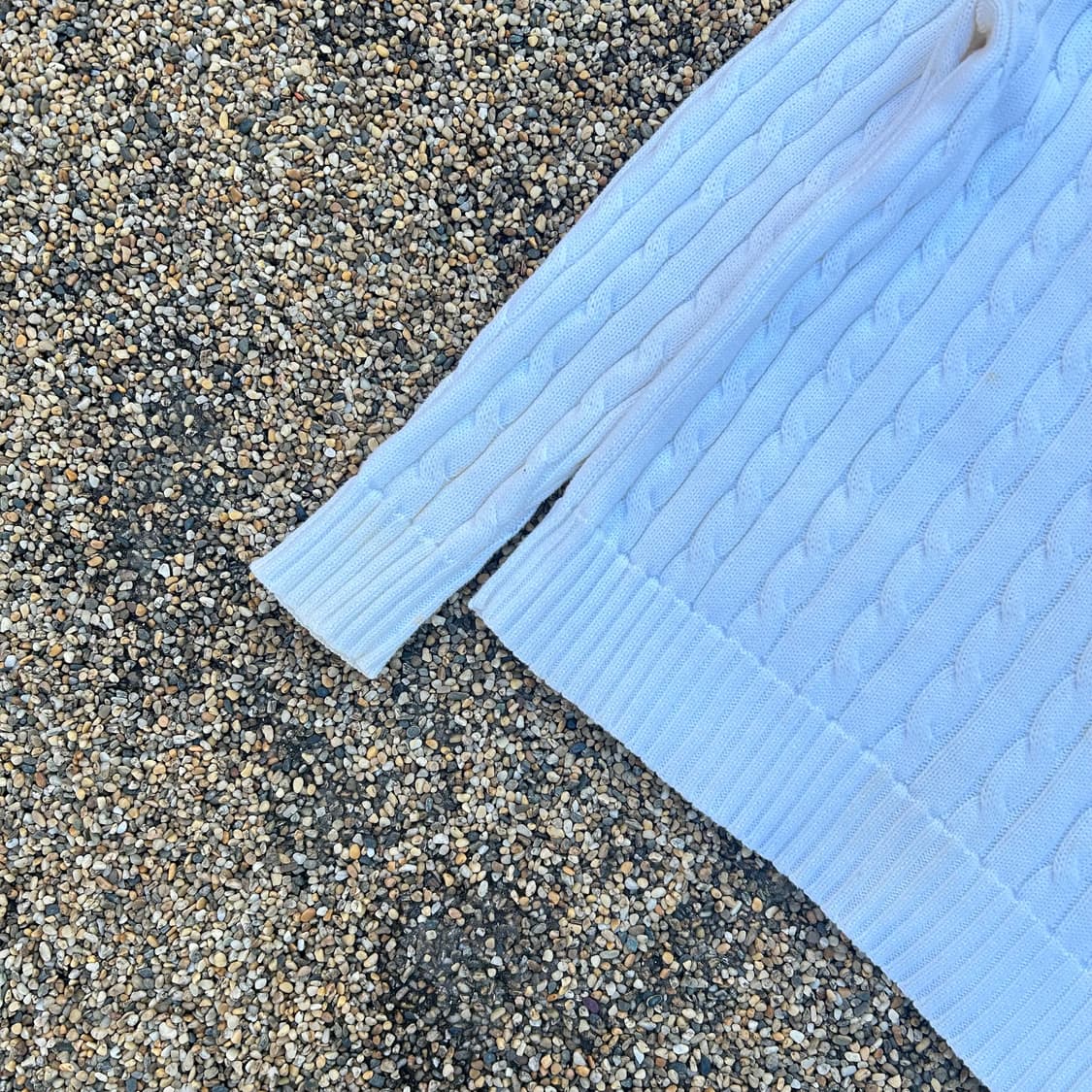 폴로 랄프로렌(polo ralph lauren) 화이트 케이블 니트 상품이미지3