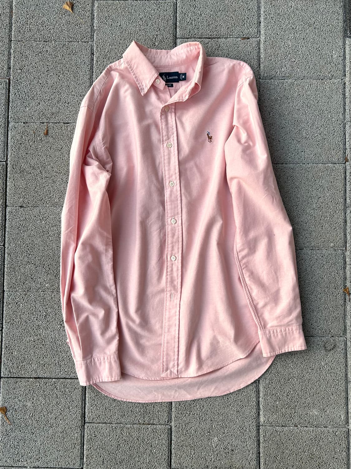 *rare* 2000s polo 폴로 딸기우유 핑크 오버핏 셔츠 상품이미지1