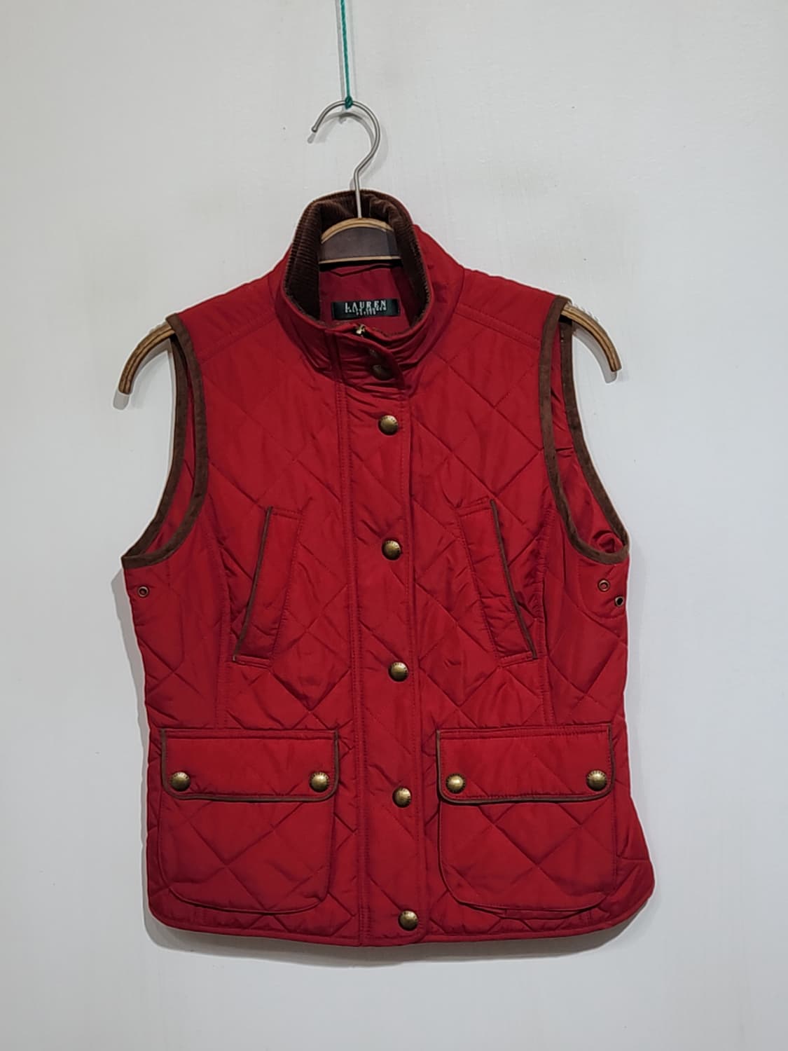 (S) 랄프로렌 폴로 패딩조끼 퀼팅 베스트 누빔 집업 상품이미지1