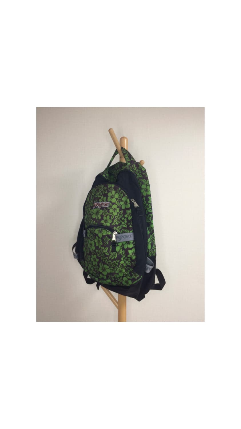 잔스포츠 90s 에스닉 플라워 그린 백팩 상품이미지3