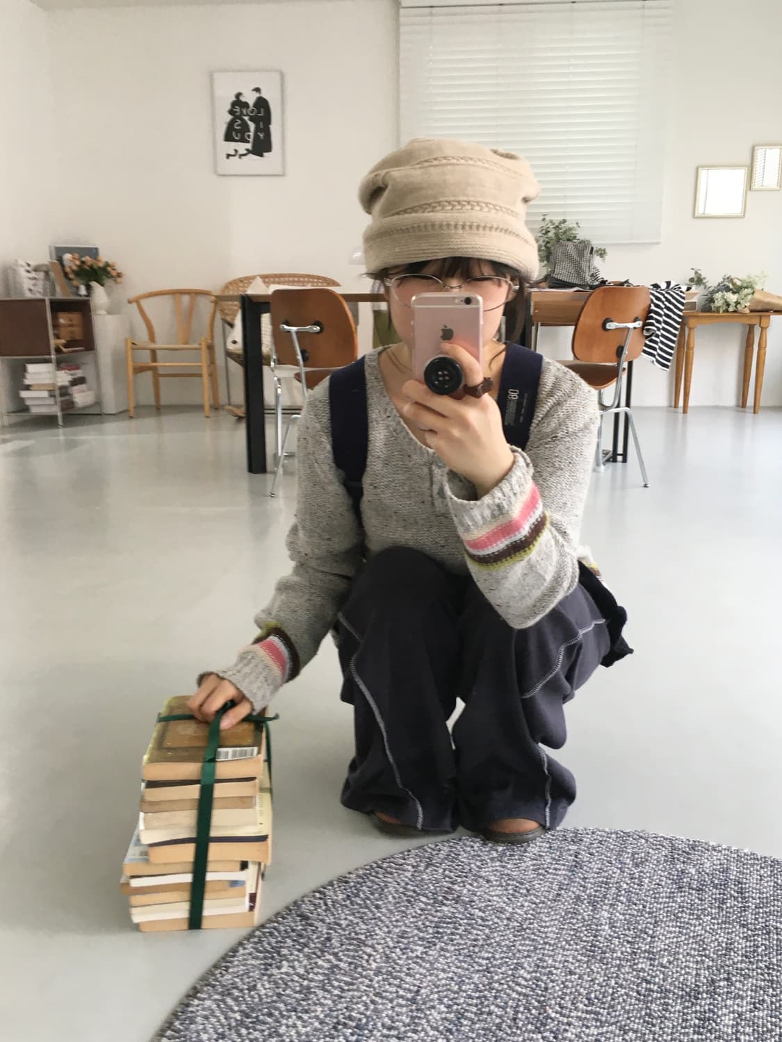 Rainbow Henry neck knit 상품이미지2