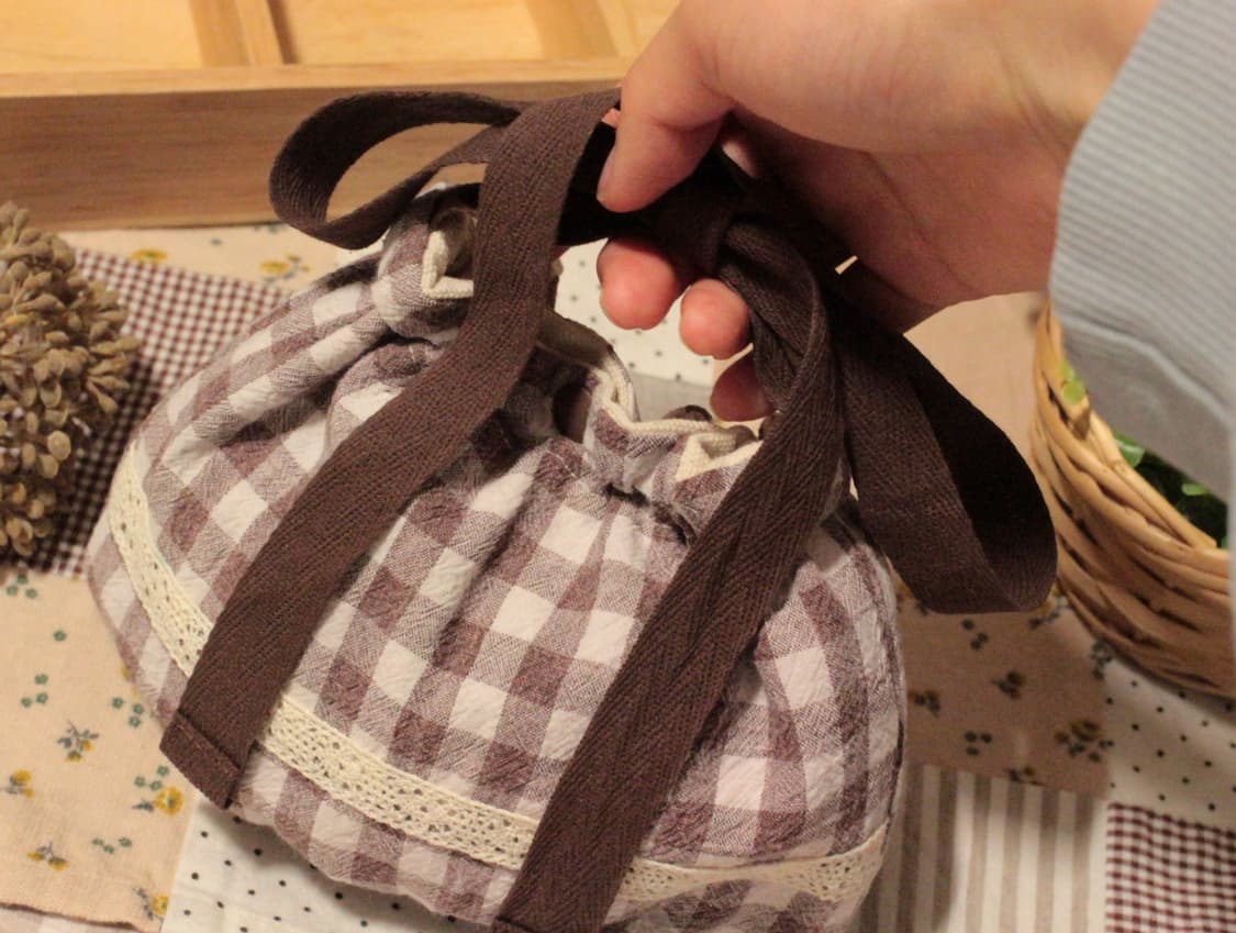 핸드메이드 리본 미니 밴딩 파우치 상품이미지5