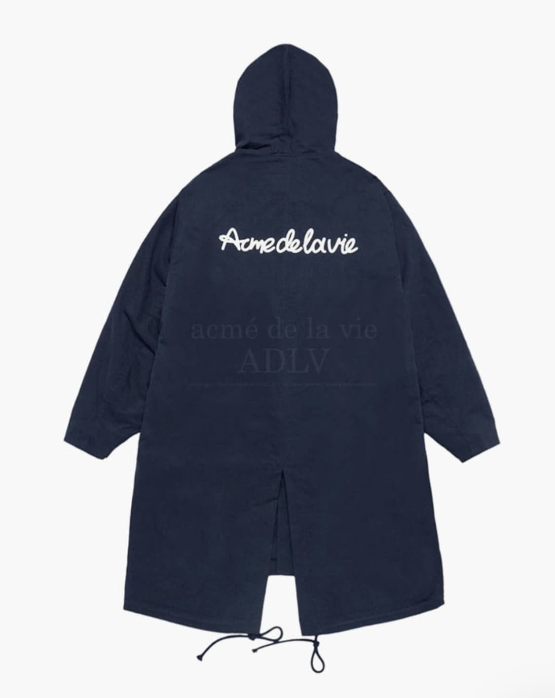 아크메드라비 스크립트 로고 피쉬테일 자켓 (네이비 야상) 상품이미지2