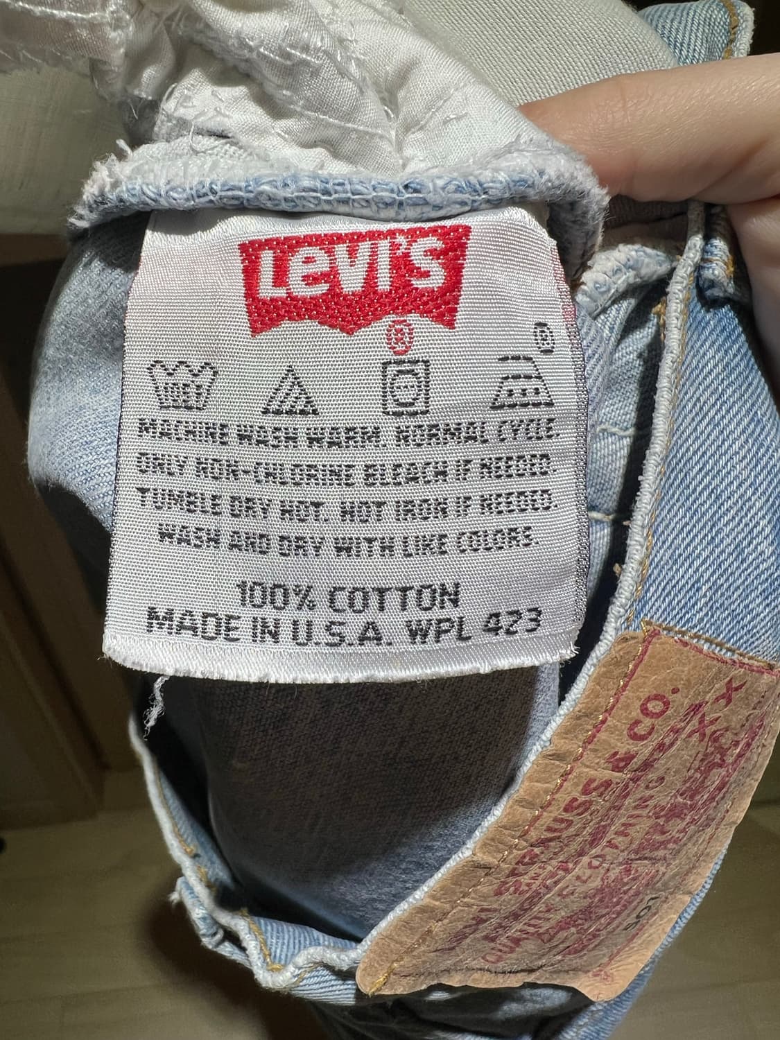 리바이스/ 빈티지 8-90s usa 제조 501 데님팬츠 / 30 상품이미지9