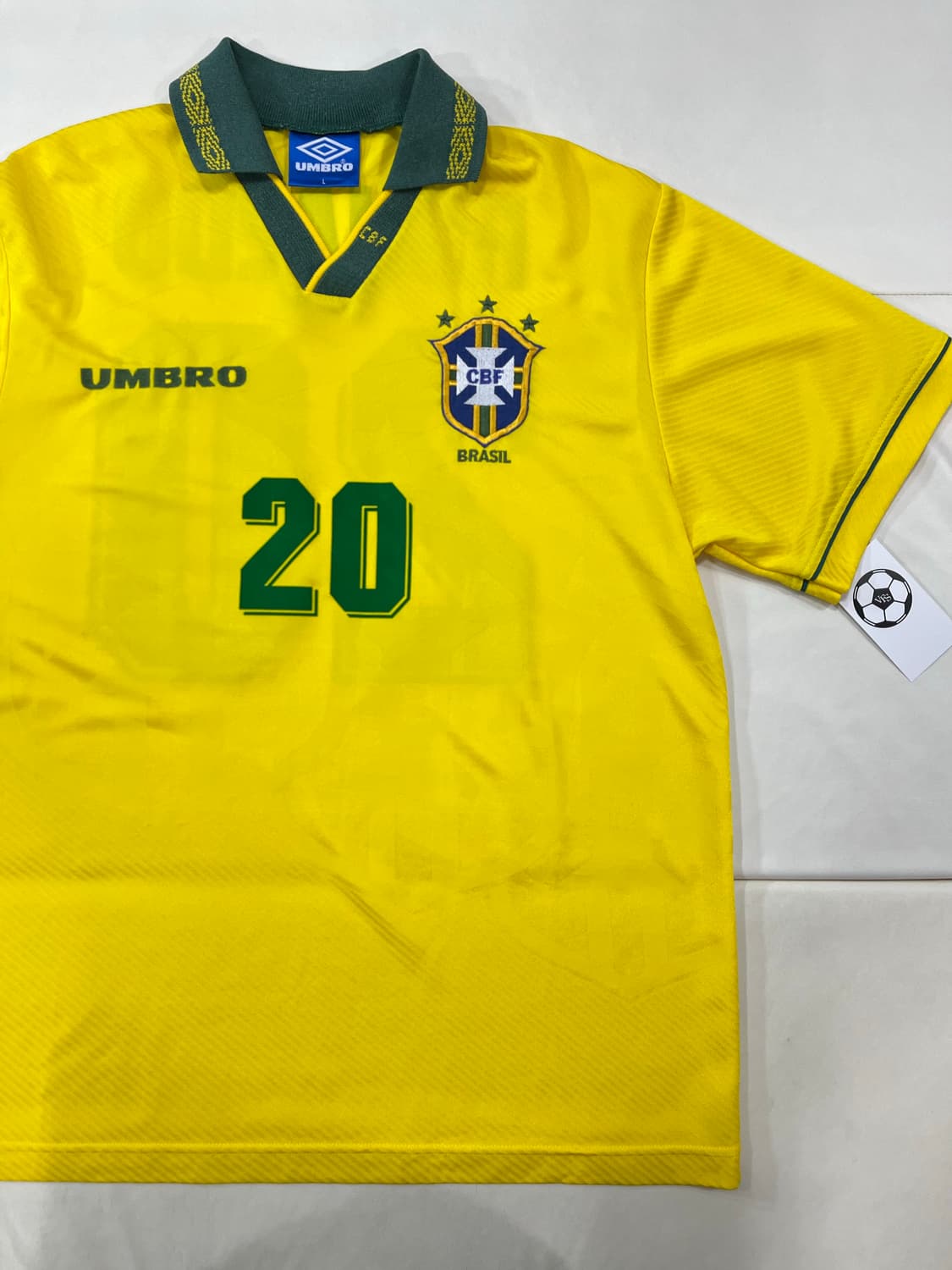 엄브로 93-94 브라질 홈 호나우두 상품이미지6