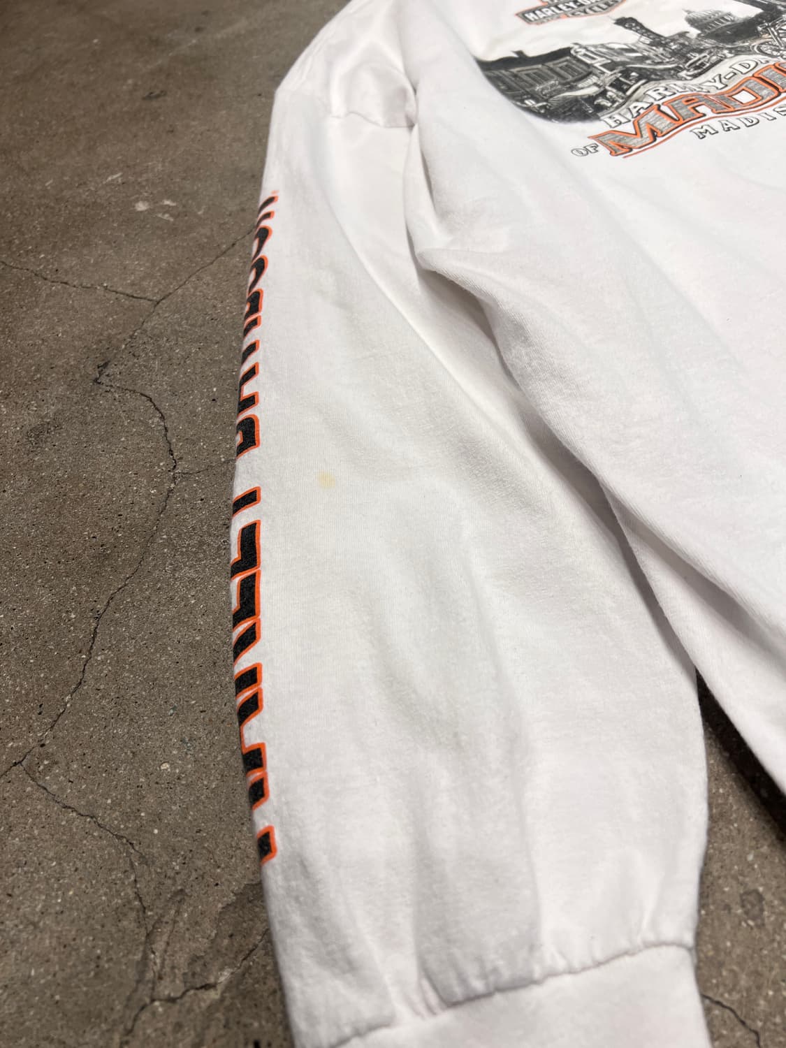 할리데이비슨 메디슨 화이트 롱슬리브 상품이미지8