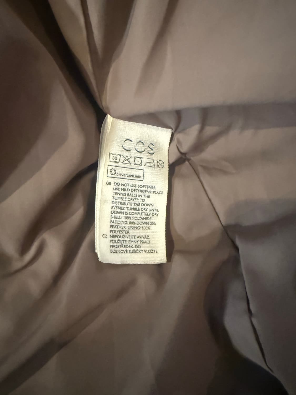 COS 코스 푸퍼 다운 패딩 42사이즈 상품이미지5