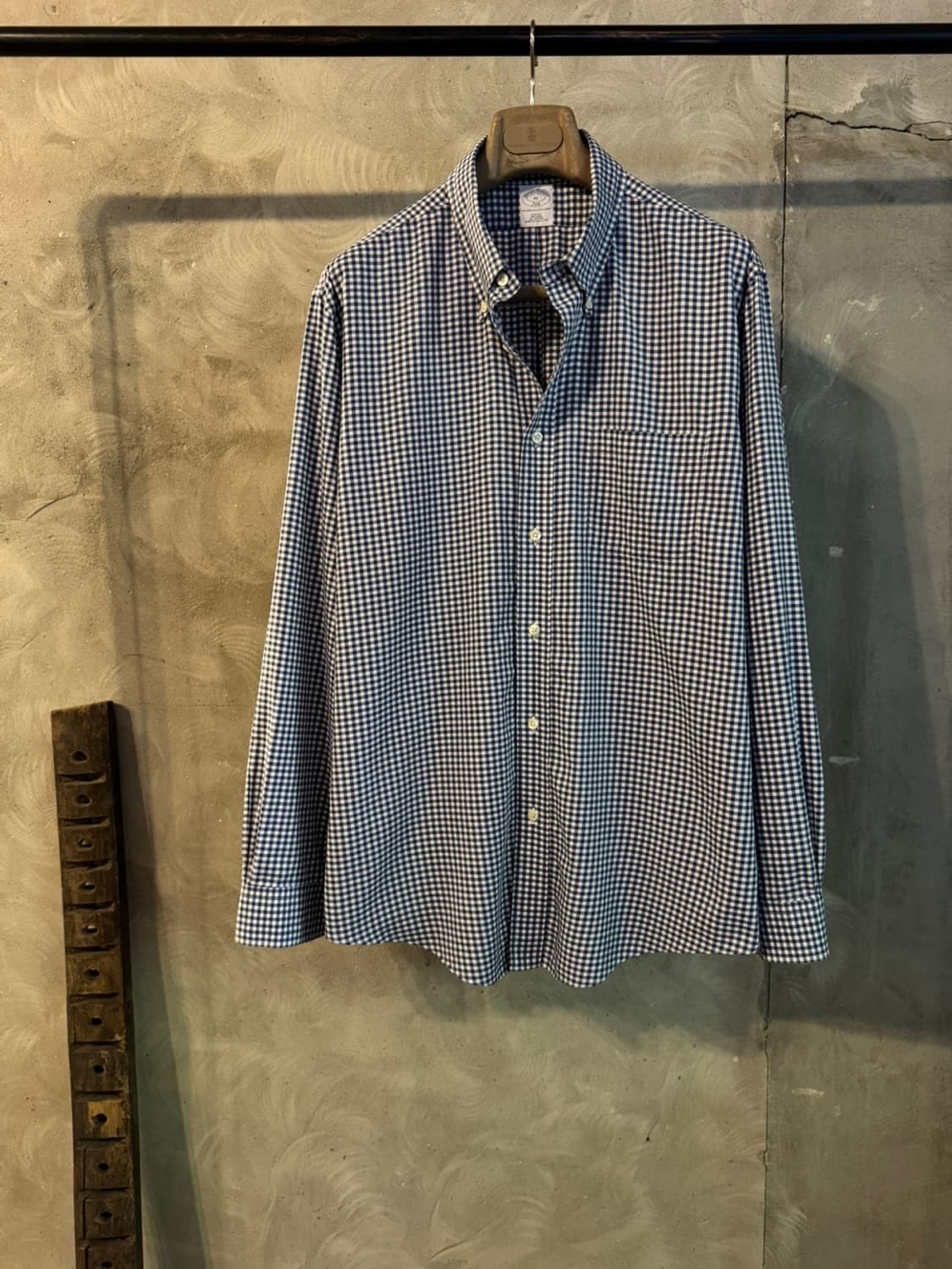 브룩스 브라더스 깅엄 버튼다운 셔츠 105 상품이미지5