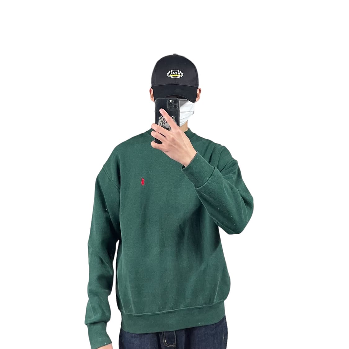 L 폴로 초록 맨투맨  상품이미지1