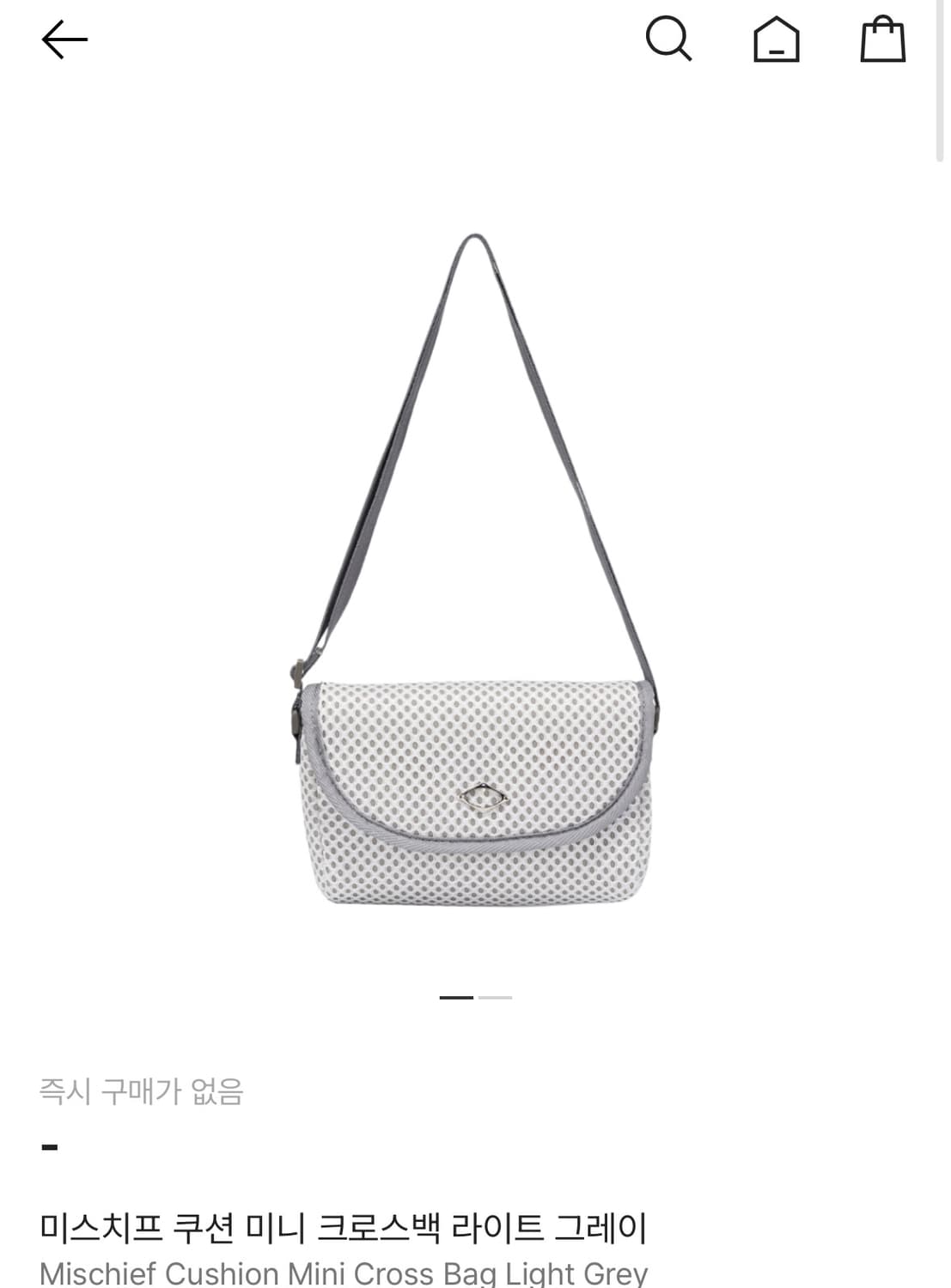 미스치프 쿠션 미니 크로스백 상품이미지2