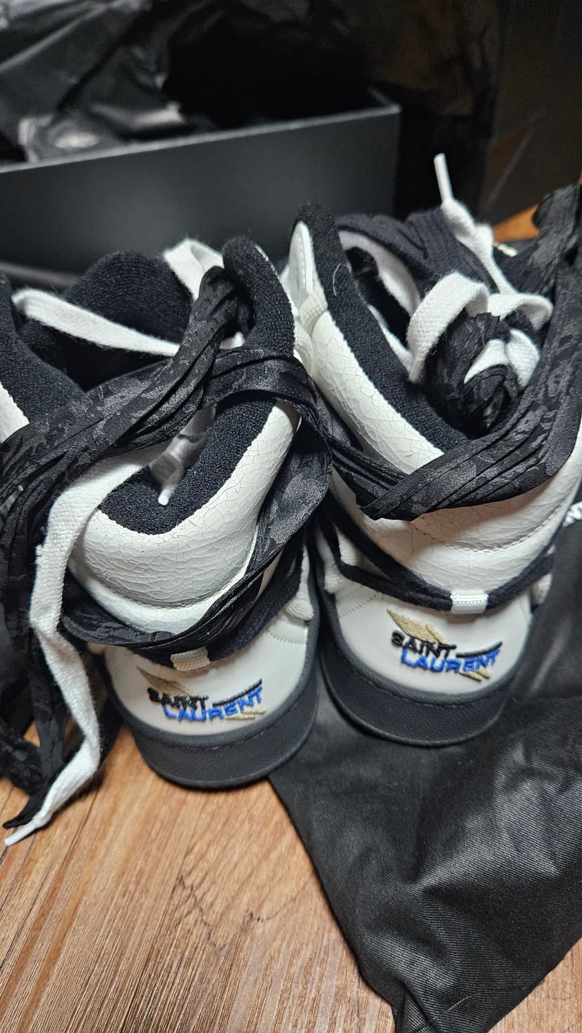생로랑 바스켓 스니커즈 하이탑 정품 신품 상품이미지4