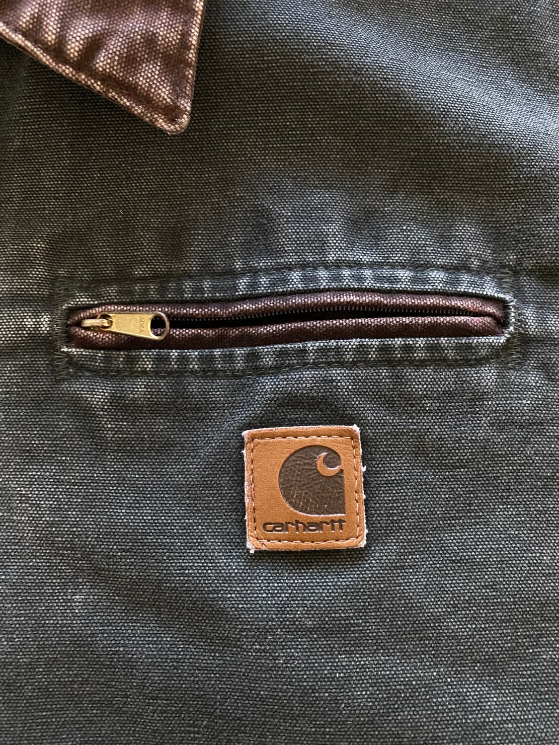 (XXL) 칼하트 j97 디트로이트 자켓 모스그린 상품이미지4