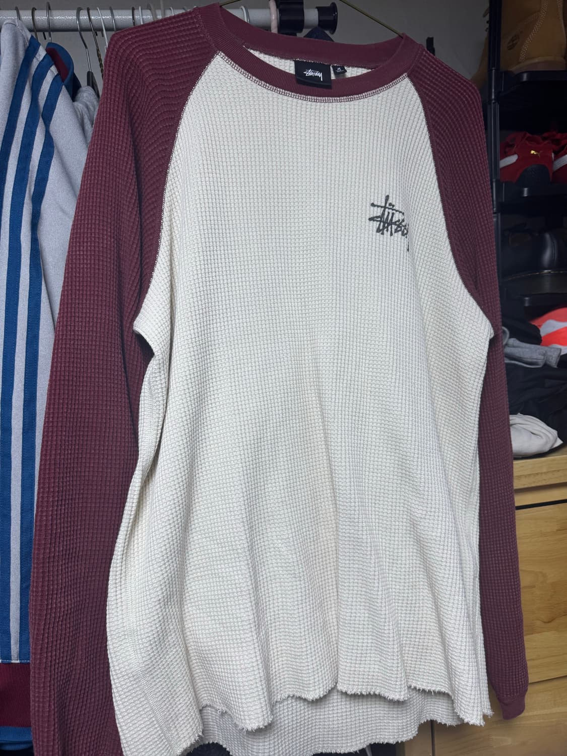 스투시 투톤 롱슬리브 m사이즈 상품이미지1