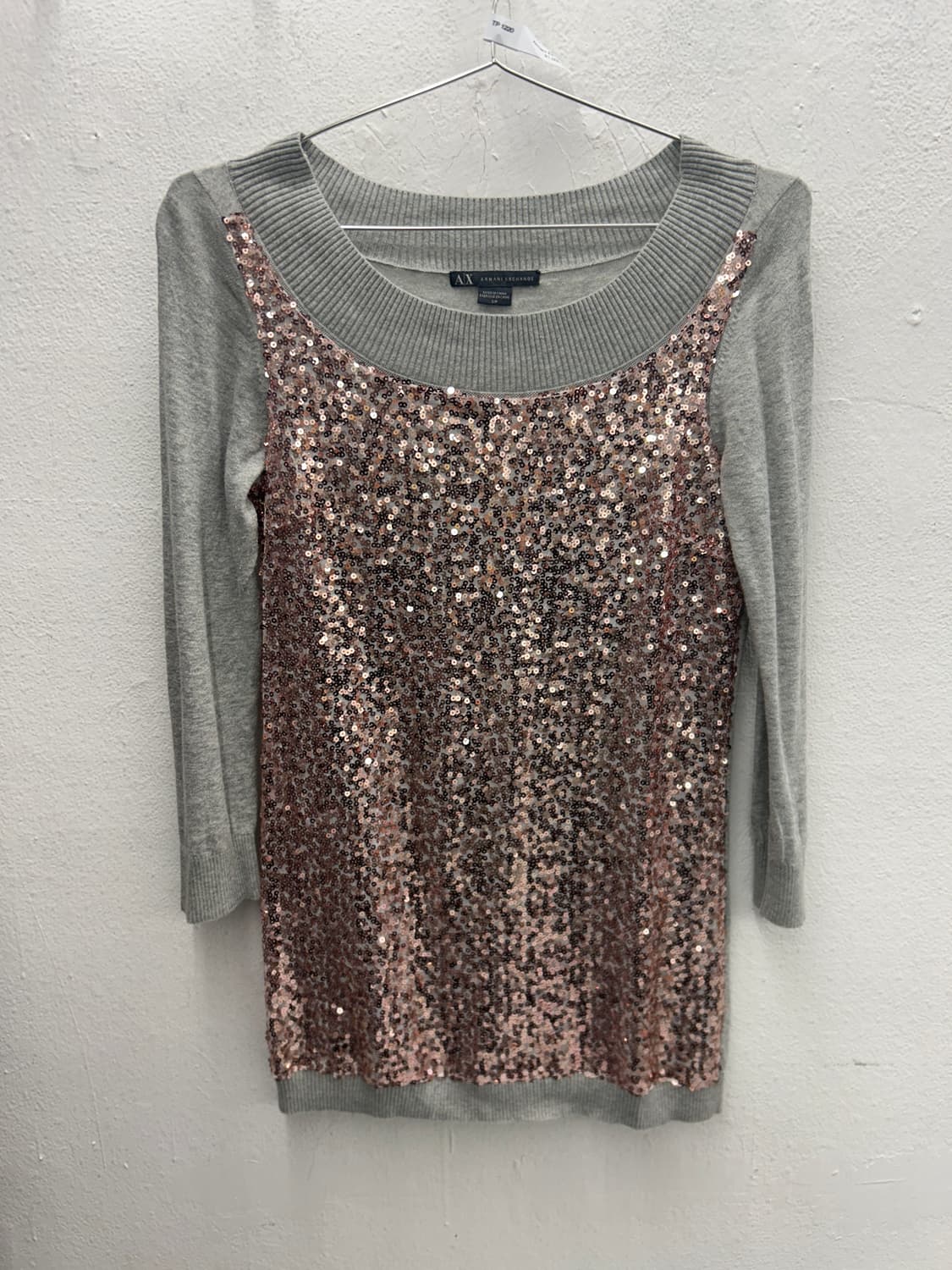 아르마니 익스테인지 스팽클 롱니트 상품이미지2