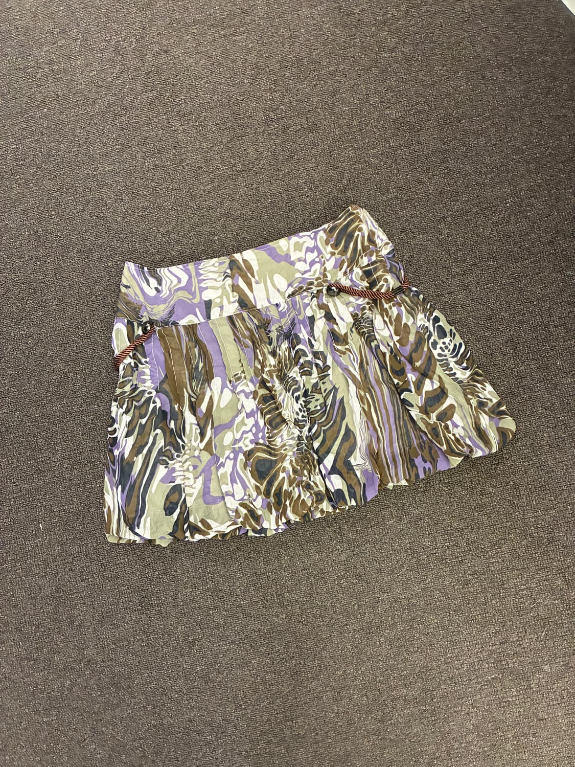 OS)Vivayou 빈티지 여성 에스닉 마블 미니 스커트 상품이미지5